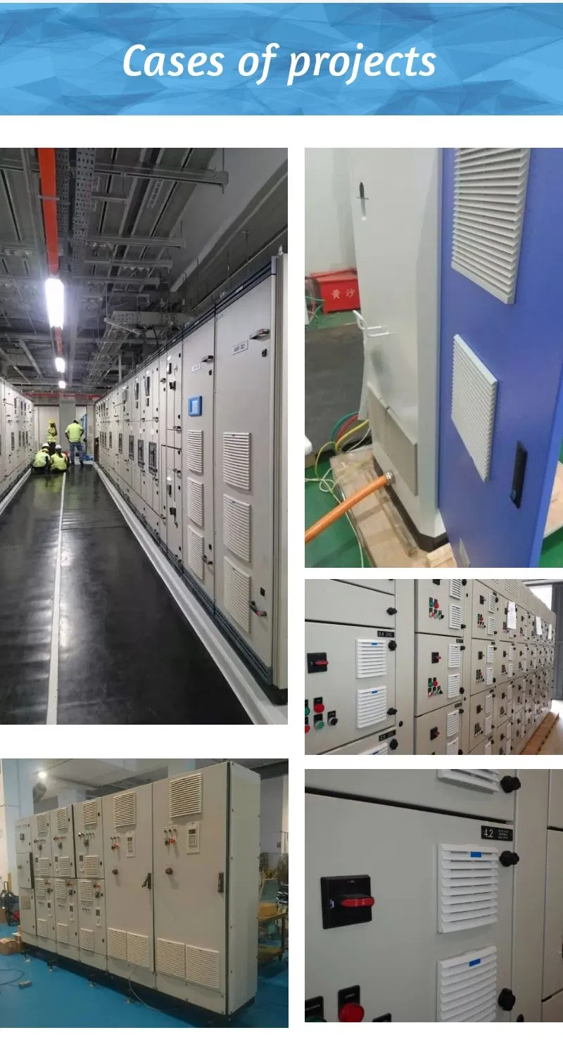 IP55 New Design Fan Filter Air Flow Is up to 1020m3/H