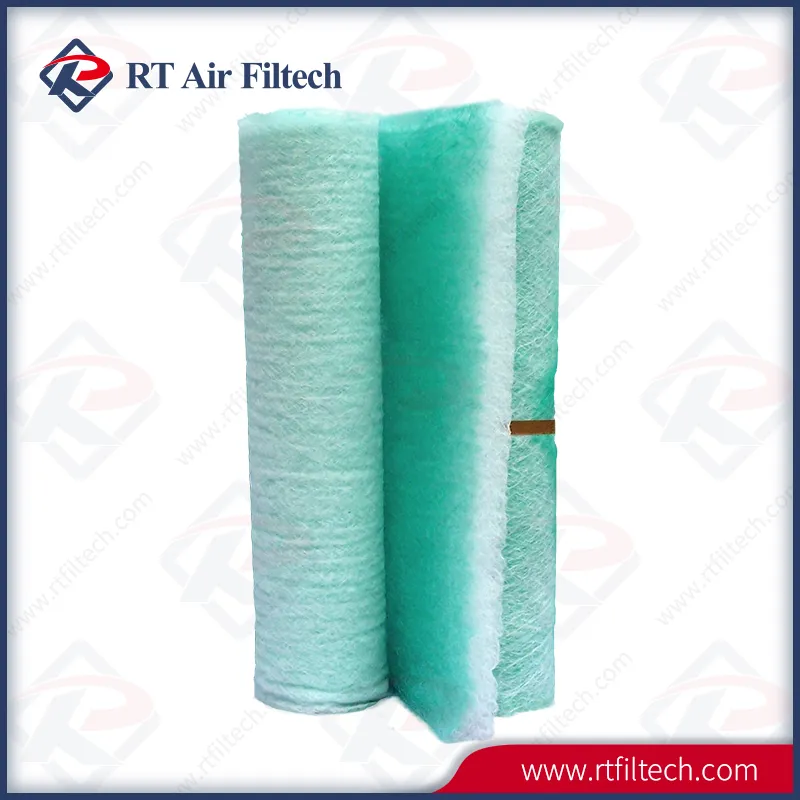 Jumb Roll Fiberglass Filter Media Paint Booth with Paint Stop Filter