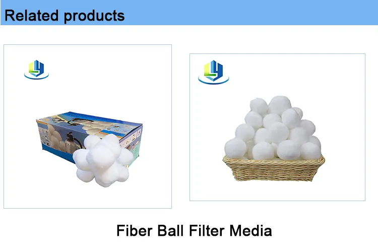 Large Water Purification Systems Washable Polyester Fiber Filter Balls
