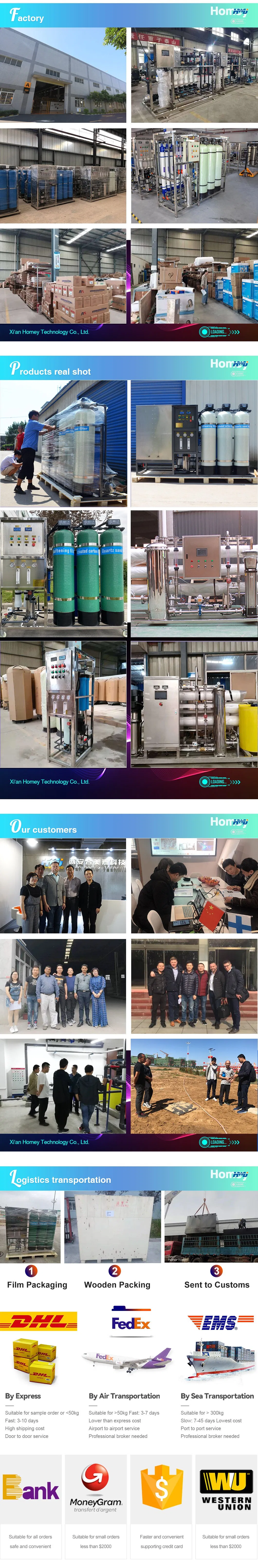 Low Price, Good Quality of 1000L pH /FRP RO Water Desalination/Purifier Plant Price/Water Treatment Plant