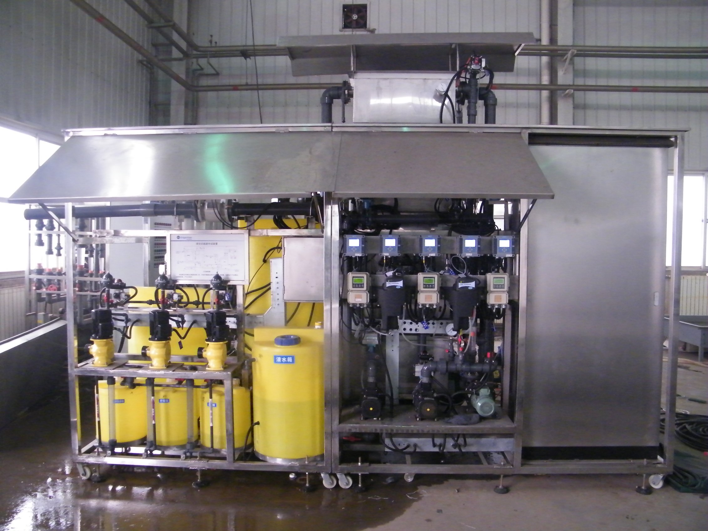 Municipal Drinking Water Equipment System Container Skid Underground Above-Ground