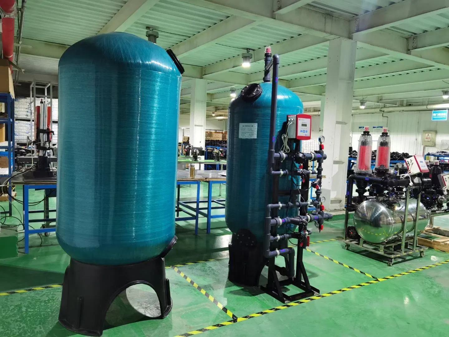 PLC Controller / Valve Controller / Stager Controller Is with Pneumatic Diaphragm Valve Used for Multimedia Filterion / Exchange Water Filter