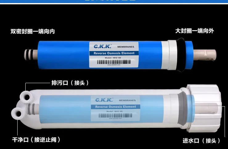 Residential Reverse Osmosis Water Filter Accessories RO Membrane