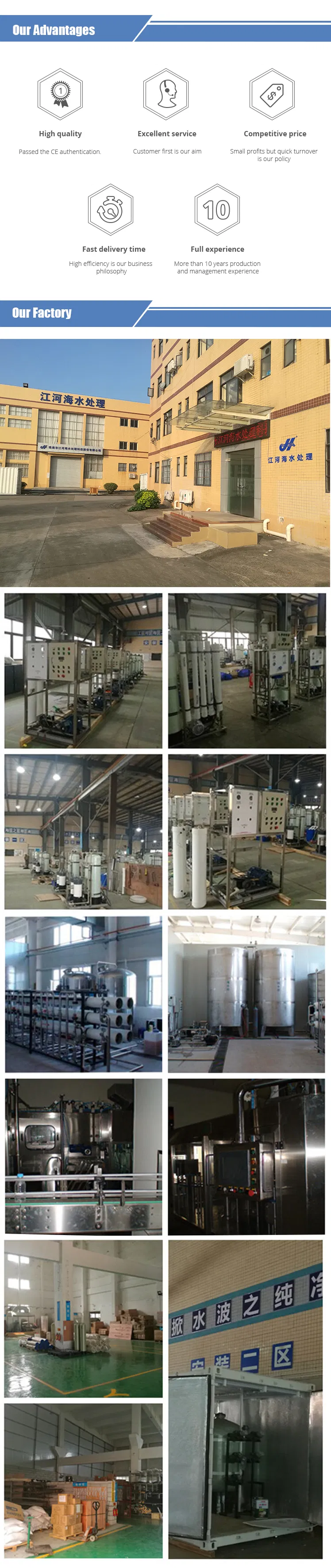 Seawater Treatment Plant 1000 Liters Desalinator Salt Water Desalination System