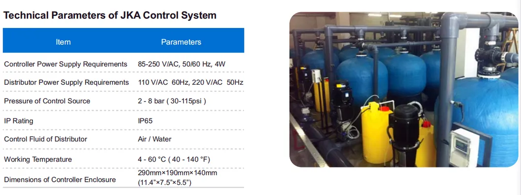 Shallow Sand Filter/ Sand Filter with Diaphragm Valve/Multi-Valve Control System for Industrial Use