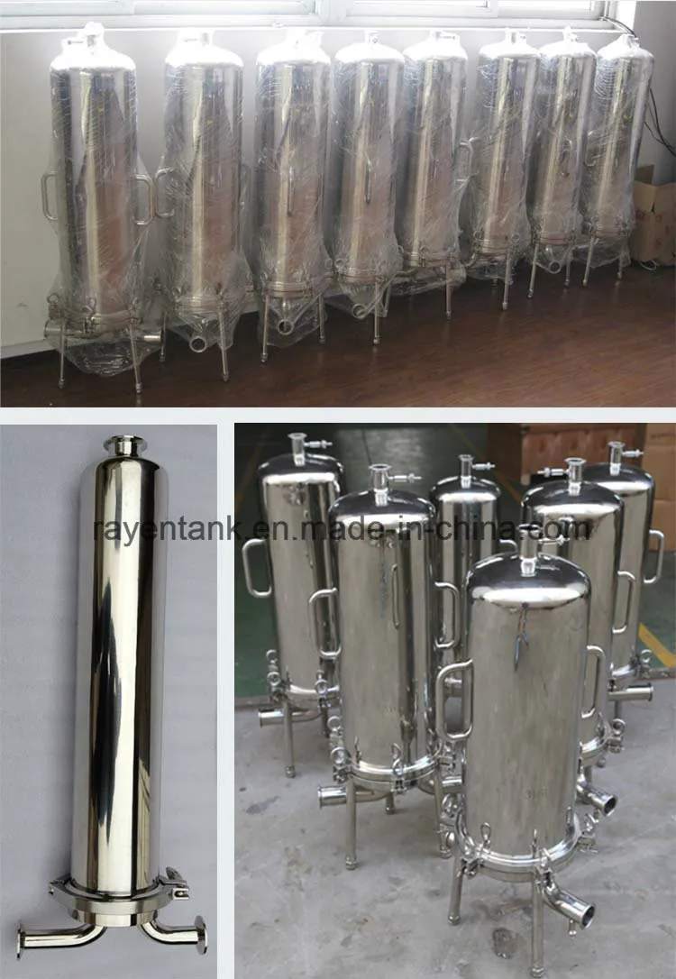 SUS304 or 316L Stainless Steel Liquid Filter Beer Filter Cartridge