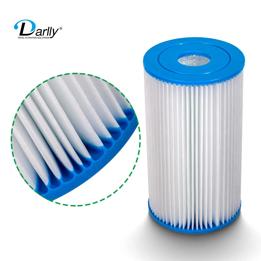Swimming Pool SPA Water Treatment PP Pleated Cartridge Filter with 1um/5um/10um/20um