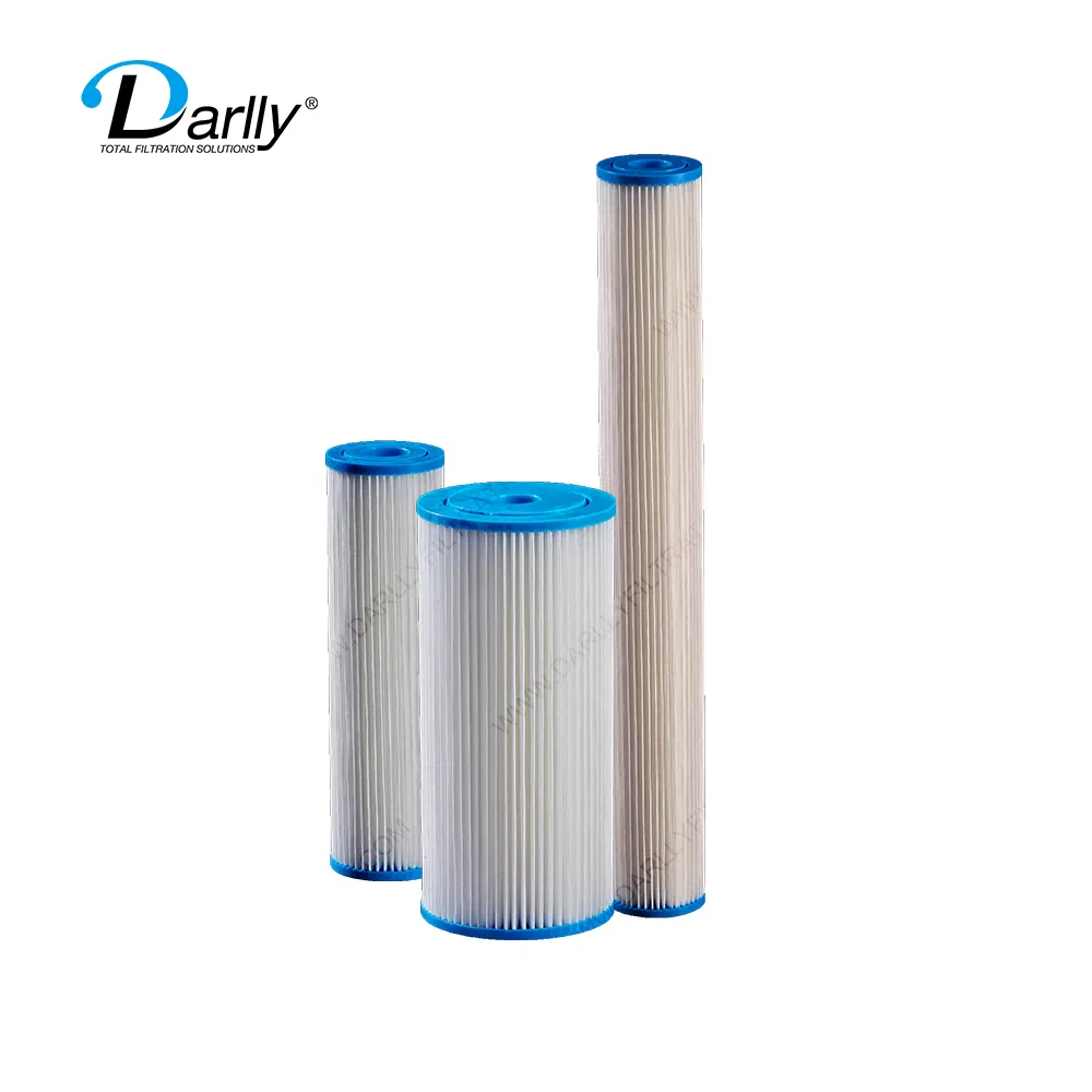 Swimming Pool SPA Water Treatment PP Pleated Cartridge Filter with 1um/5um/10um/20um
