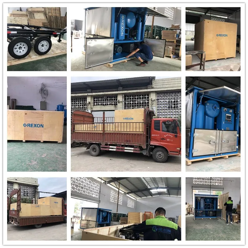 Transformer Substation Use Transformer Oil Filtration Machine 9000lph