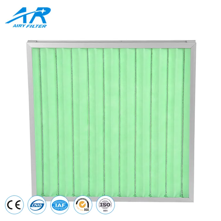 Washable Pleated Pre Panel Filter HEPA Filter Spray Booth Filter