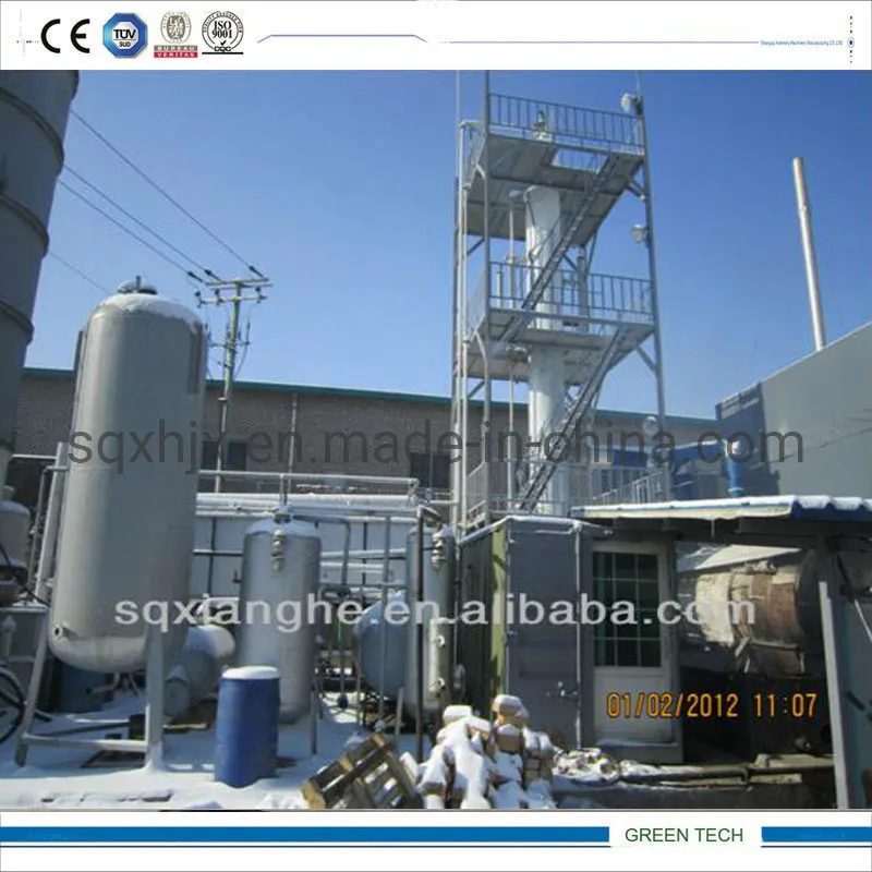 Washing Oil Recycling Machinery by Distillation Purification 10tpd