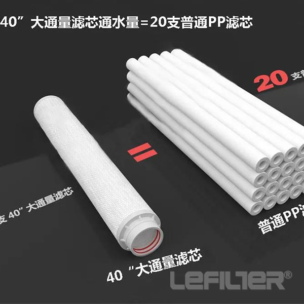 Wastewater Treatment Cartridge Filter High Flow Filter Hfu660uy060j