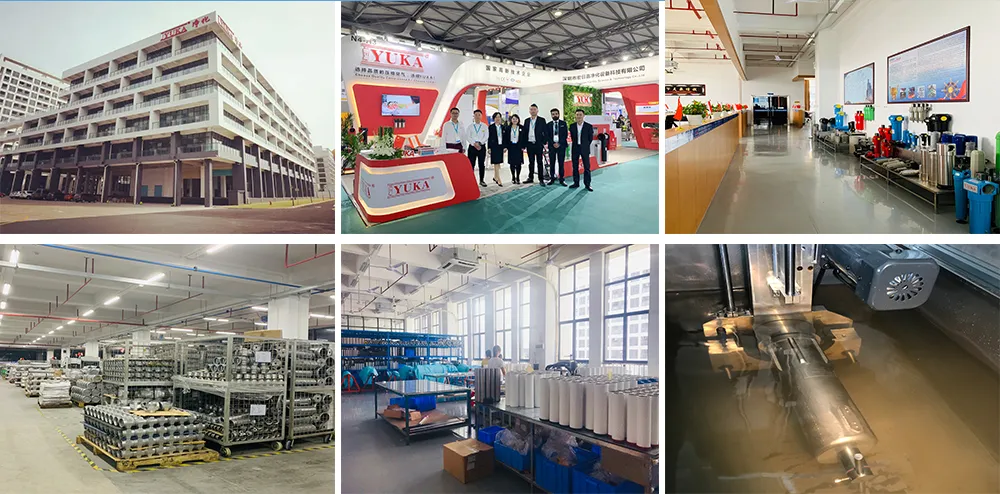 Yuka Yd260 RC2-1/2′′ High Efficiency Compressed Air Filter 14 M3/Min for Refrigerated Air Dryer Air Compressor Parts